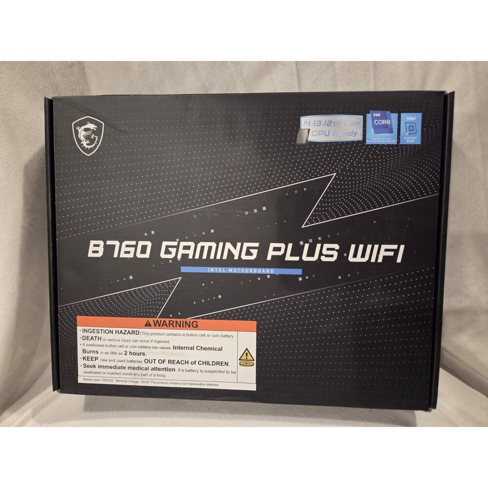 B760 Gaming Plus Wifi Intel Motherboard